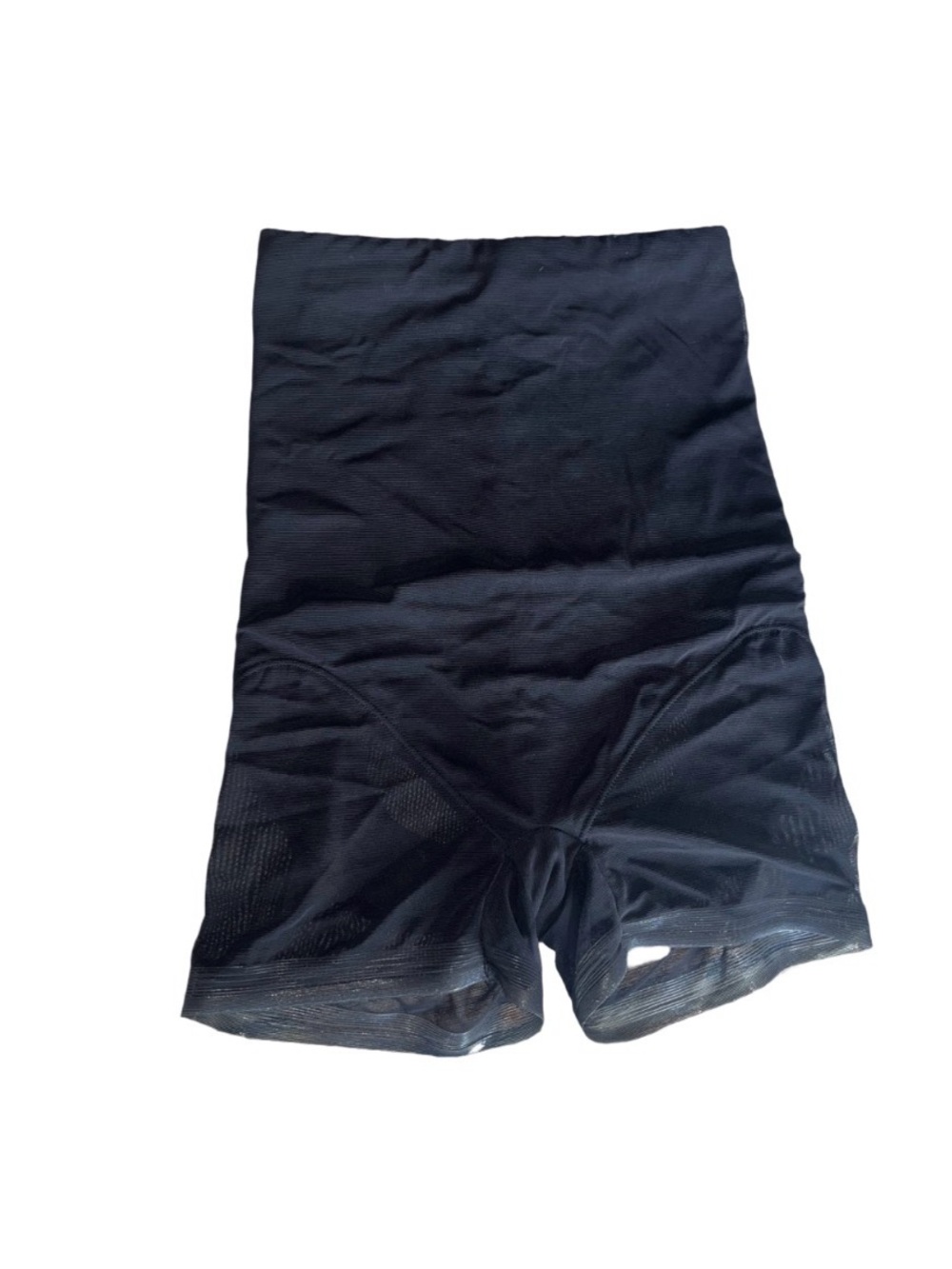 Naomi & Nicole High-Waisted Firm Control Shapewear Shorts Black Medium